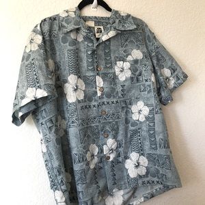 Kennington Ltd. California Blue Hawaiian Button Down Shirt